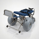 All Terrain Reclining Beach Wheelchair 182kg Load Capacity