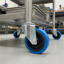 160mm Swivel Bolt Hole Castor - 200kg Load Capacity