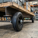 400mm Solid Rubber Tyre Wheel 25mm Bore for Heavy-Duty Use