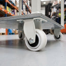 Fixed Castor 25mm Wheel Soft White 3C-Series