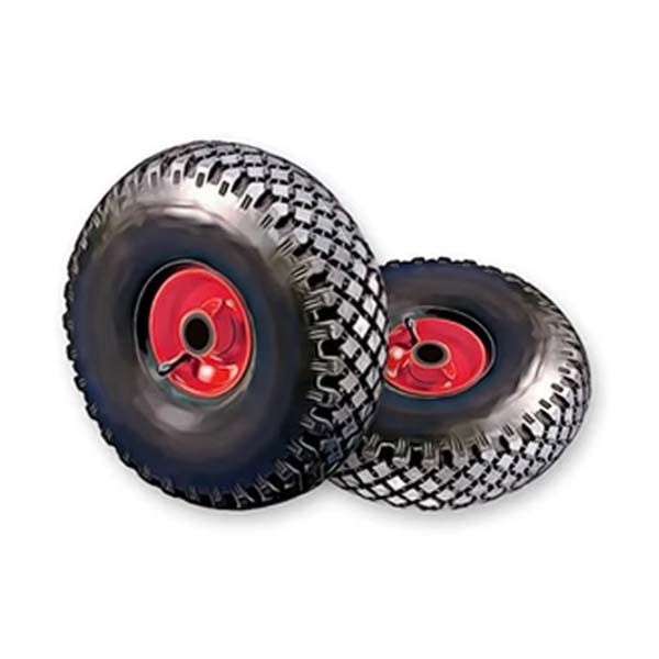 Gray 300mm Pneumatic Wheel Steel Centre (4.00-4 Tyre 4 Ply - 20mm, 25mm & 1" Bore Choice)