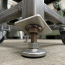 30 x 30mm Square Stainless Steel M12 Threaded Weld Plate