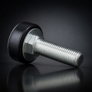 Adjustable Levelling Foot 47.5mm Base – M12 x 100mm Thread
