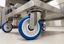 150mm Stainless Steel Swivel Castor – Polyurethane Wheel