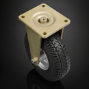 300mm Heavy Duty Fixed Castor - 450kg Load Capacity