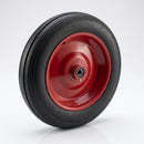 350mm Heavy Duty Rubber Wheel - 25.4mm Plain Bore