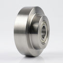 150mm Hardened Steel Single Flanged Wheels with Ball Bearings