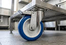125mm Stainless Steel Braked Castor – Polyurethane Wheel