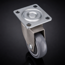 50mm Swivel Furniture Castor – Soft Grey Wheel