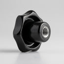 Heavy Duty Handwheel 80mm Diameter M16 Female Thread