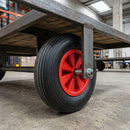 Pneumatic Wheels 370mm Diameter with Roller Bearings