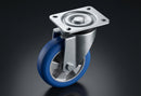 125mm Swivel Castor – Polyurethane Wheel on Aluminium Centre