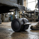 35mm Low-Level Twin Plastic Wheel Castors with M10 Stem