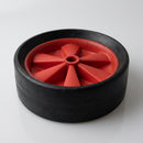 260mm Solid Rubber Trolley Wheel – Wide Tread, 125kg Load