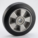 100mm Rubber Wheel with Aluminium Centre – 150kg Load Capacity