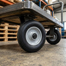 200mm Pneumatic Wheel - 20mm Bore, Grey Metal Centre