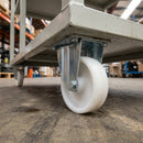 80mm Pressed Steel Fixed Castor – 120kg Load Capacity