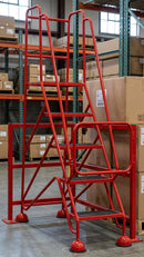 5 Step Mobile Safety Steps 1935h x 556w x 1225d mm