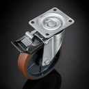 125mm Braked Heavy Duty Castor 450kg Load Capacity