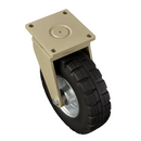 525mm Swivel Castor - Elastic Rubber Wheel, 1885kg Capacity