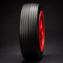 160mm Solid Rubber Trolley Wheel – 19mm Bore, 150kg Load