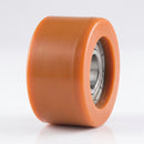 50mm Polyurethane Guide Roller – 15mm Bore, 12mm Tread