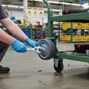 Premium 75mm Diameter Wheel with Grey Thermoplastic Rubber and 75Kg Load Capacity