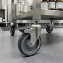 150mm Braked Bolt Hole Castor with ESD Wheel