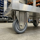 60mm Fixed Castor with TPR Wheel – 40kg Load Capacity