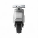100mm Slimline Castor with Brake and Plate Fitting