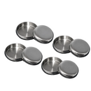 55mm Nickel Castor Cups - Pack of 4
