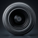 400mm Solid Rubber Tyre Wheel 25mm Bore for Heavy-Duty Use
