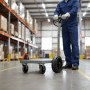 Premium 100mm Diameter Elastic Rubber Tyred Wheel with Nylon Centre and 200Kg Load Capacity