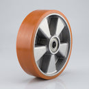 200mm Heavy Duty Polyurethane Wheels 20mm Hub Bore 800kg