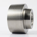 400mm Hardened Steel Single Flanged Wheels with Ball Bearings