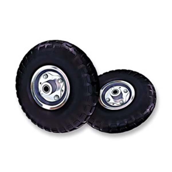 260mm Standard Pneumatic Sack Truck Wheel With Offset Hub (4.10/3.50-4 Tyre 2 Ply - 16mm Bore)