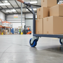 Premium 100mm Diameter Blue Elastic Rubber Tyred Wheel with 200Kg Load Capacity and Nylon Centre