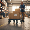 Premium 160mm Diameter Grey Elastic Rubber Tyred Wheel with Aluminium Centre and 350Kg Load Capacity