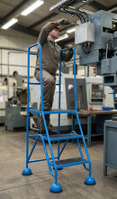 Classic 3 Step Mobile Safety Steps 790mm Depth, 1430mm Height