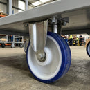 200mm Fixed Castor - Polyurethane Wheel, 600kg Load Capacity