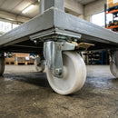 200mm Pressed Steel Directional Brake Castor – 230kg Load Capacity