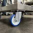 125mm Stainless Steel Swivel Castor – Polyurethane Wheel