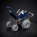 Tilt-in-Space Reclining Beach Wheelchair 182kg Capacity