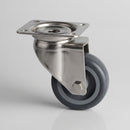 60mm Swivel Castor with ESD Rubber Wheel, 40kg Load Capacity