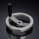 Spoked Aluminium Control Handwheel 140mm Diameter, 14mm Bore