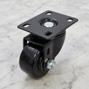 50mm Heavy Duty Swivel Castor Black Nylon Wheel Top Plate 200kg Load Capacity 2