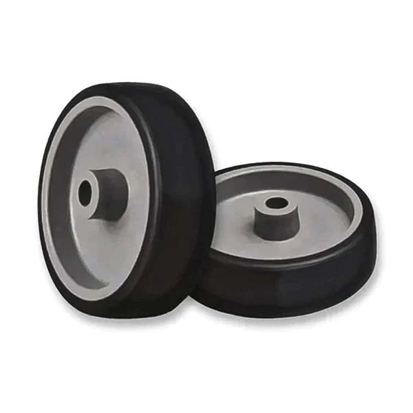 Gray 50mm Grey Thermoplastic Wheel 8mm Bore