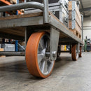 Heavy Duty 150mm Polyurethane Wheels 400kg Load Capacity