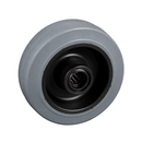 100mm Grey Rubber Wheel with 12mm Roller Bearing