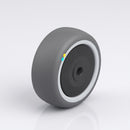 80mm Thermoplastic Wheel - Polyurethane Tread, Nylon Centre